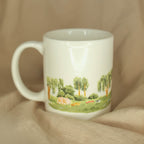 A Cat Tea Party in the Forest - Mug (Panoramic)