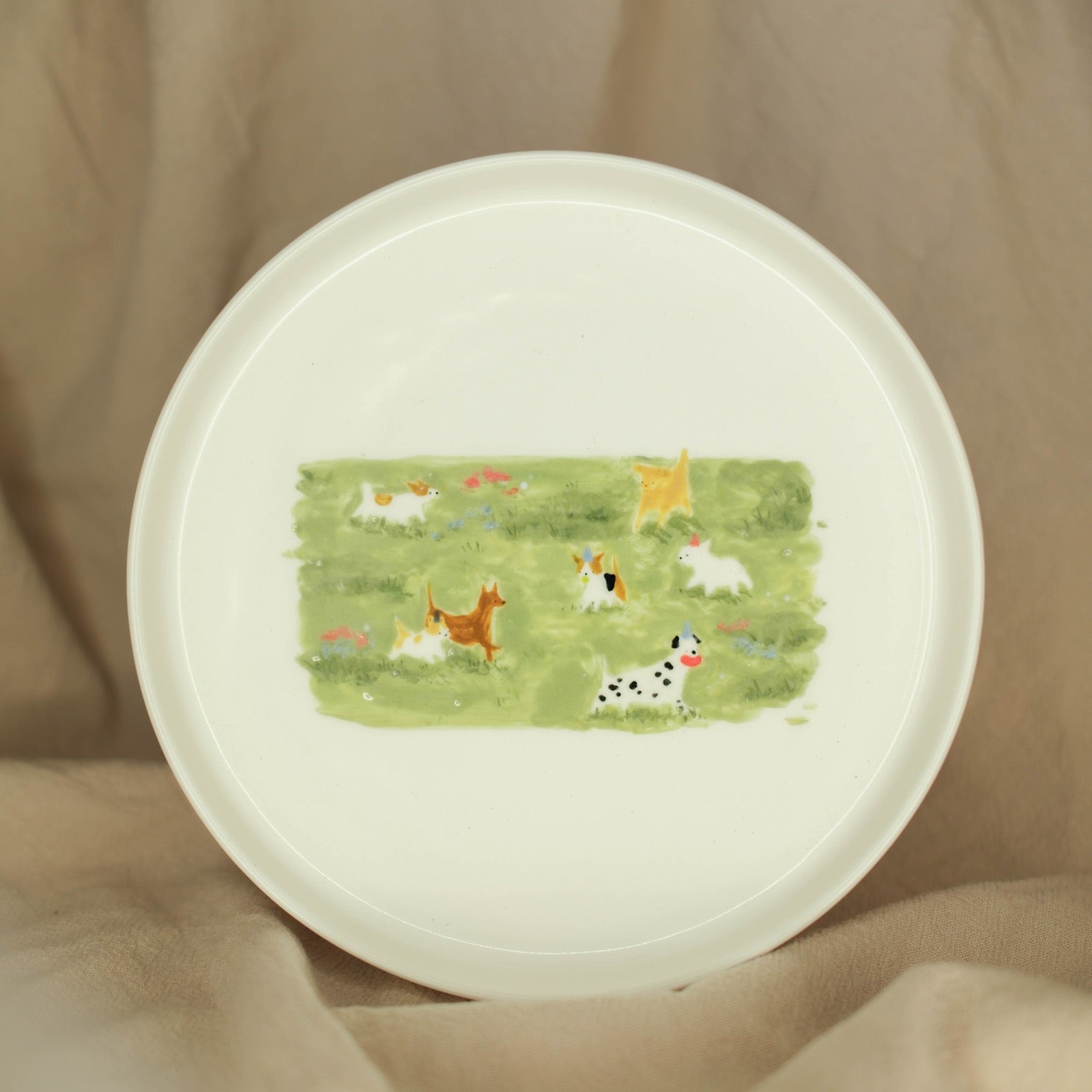 A Dog's Tea Party - Plate