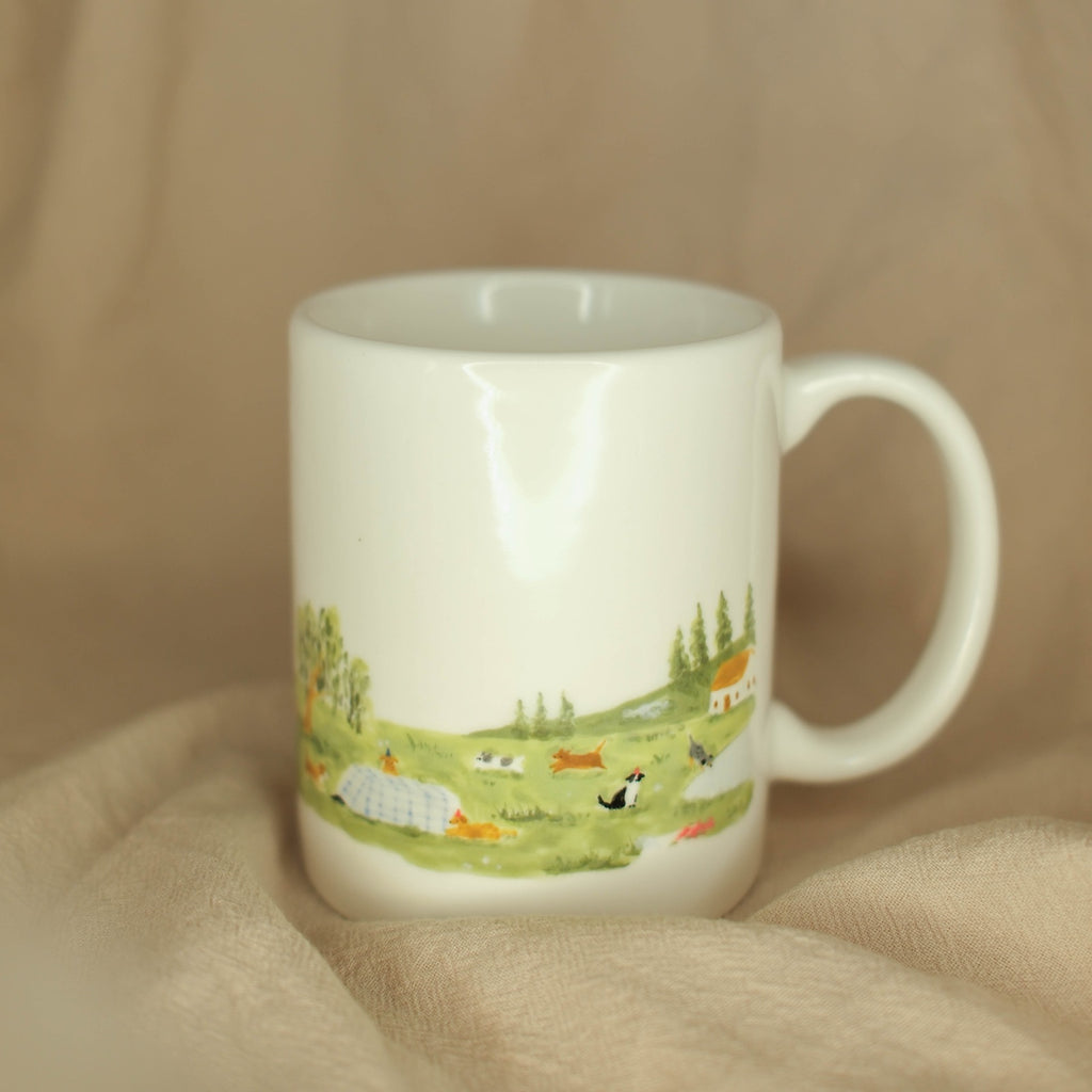 A Tea Party in Chaos - Mug (Panoramic)