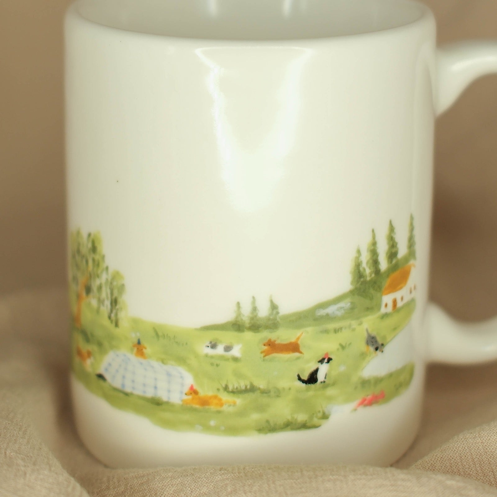 A Tea Party in Chaos - Mug (Panoramic)