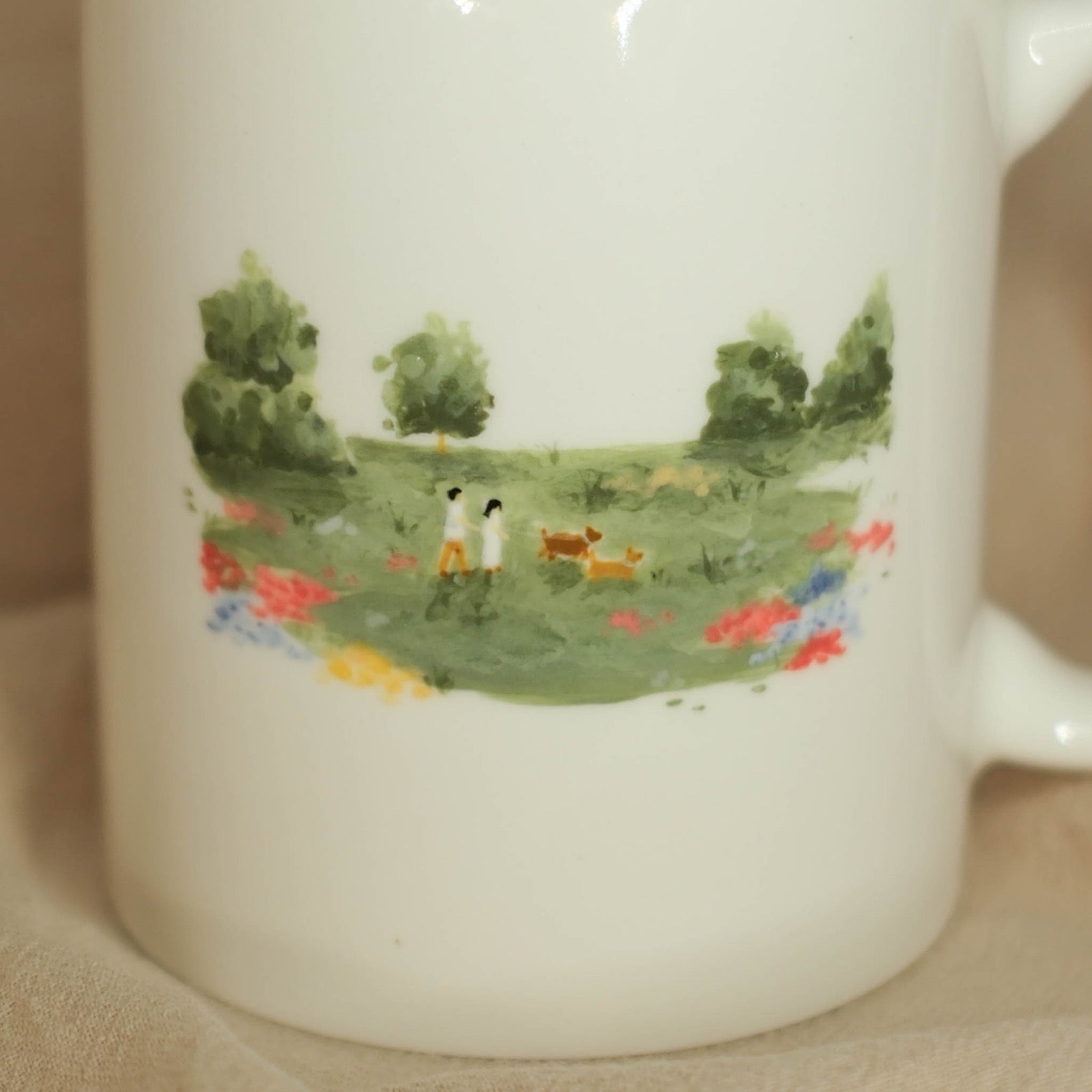 A Walk Among Flowers - Mug