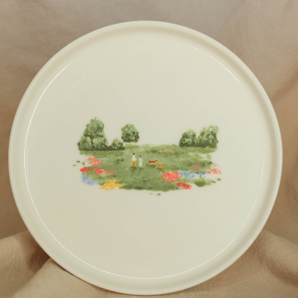 A Walk Among Flowers - Plate