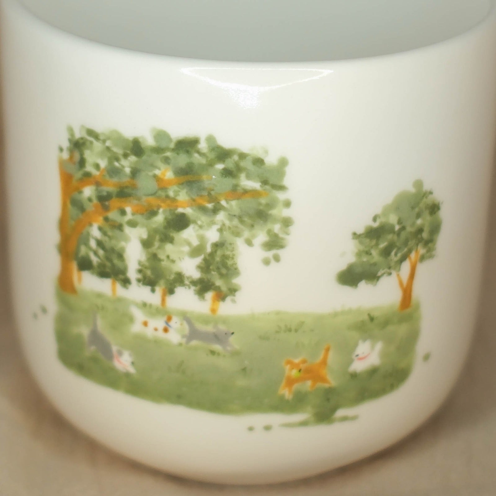 At the Dog Run - Cup