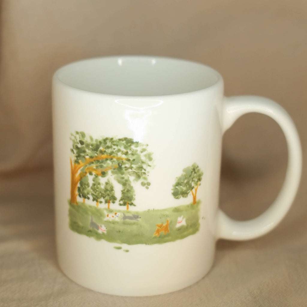 At the Dog Run - Mug