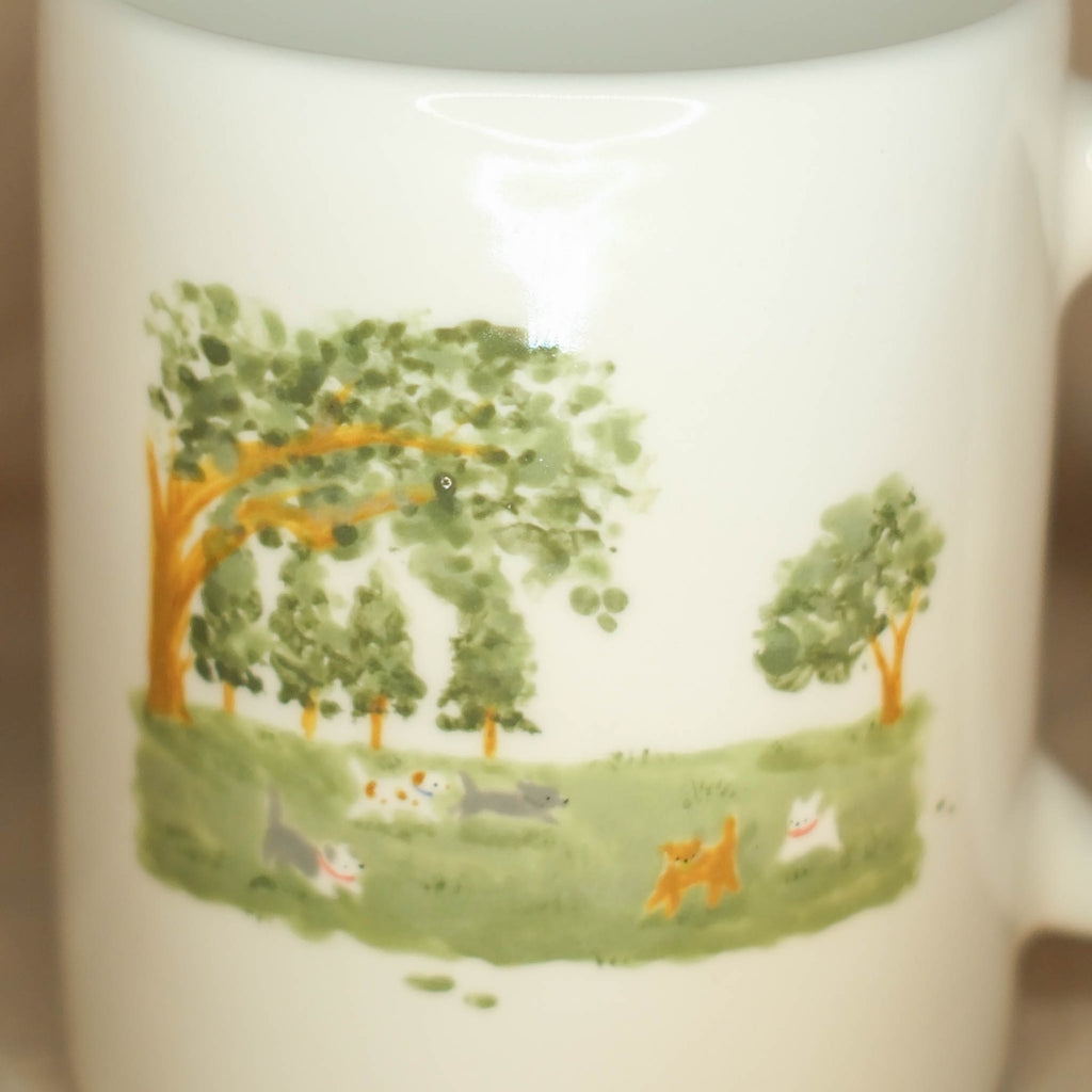 At the Dog Run - Mug