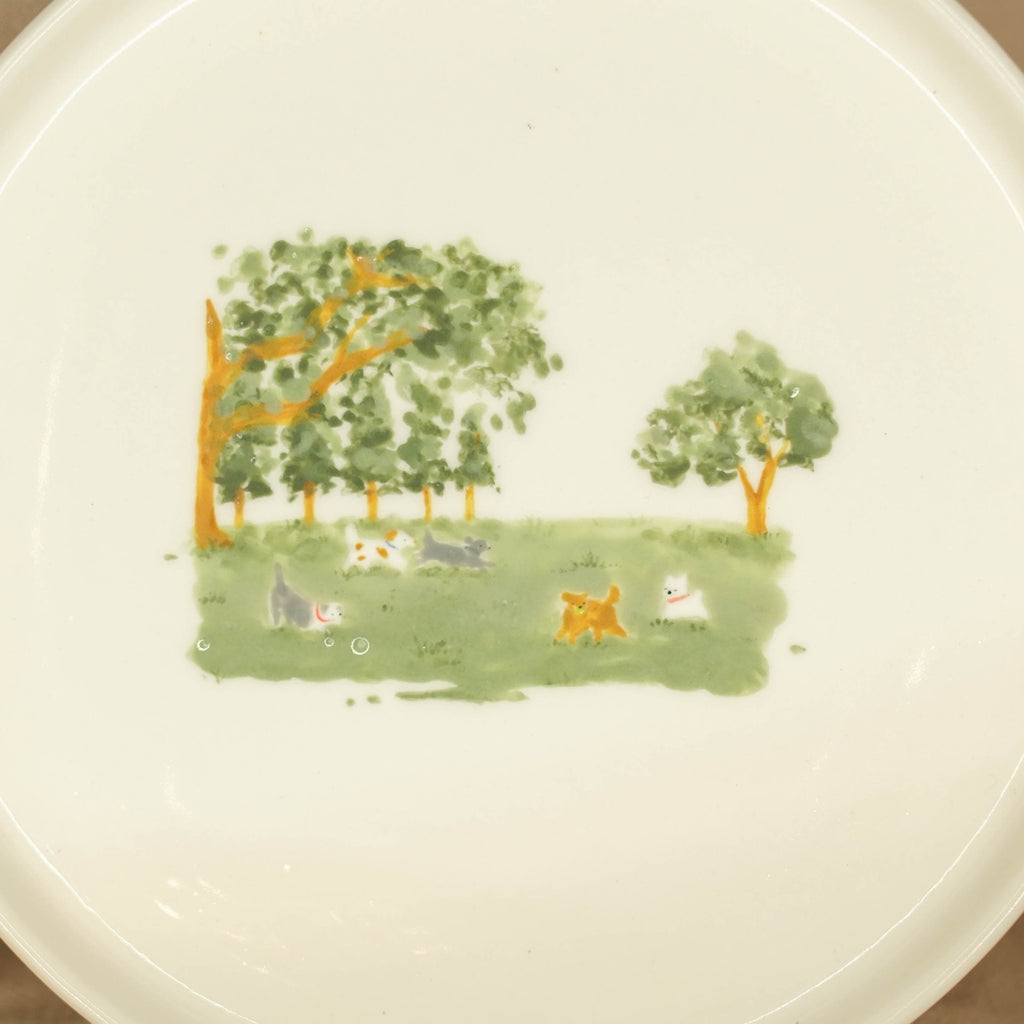At the Dog Run - Plate