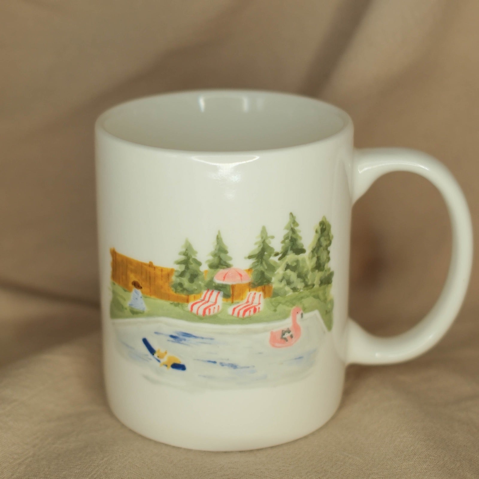 The Summer by the Pool - Mug