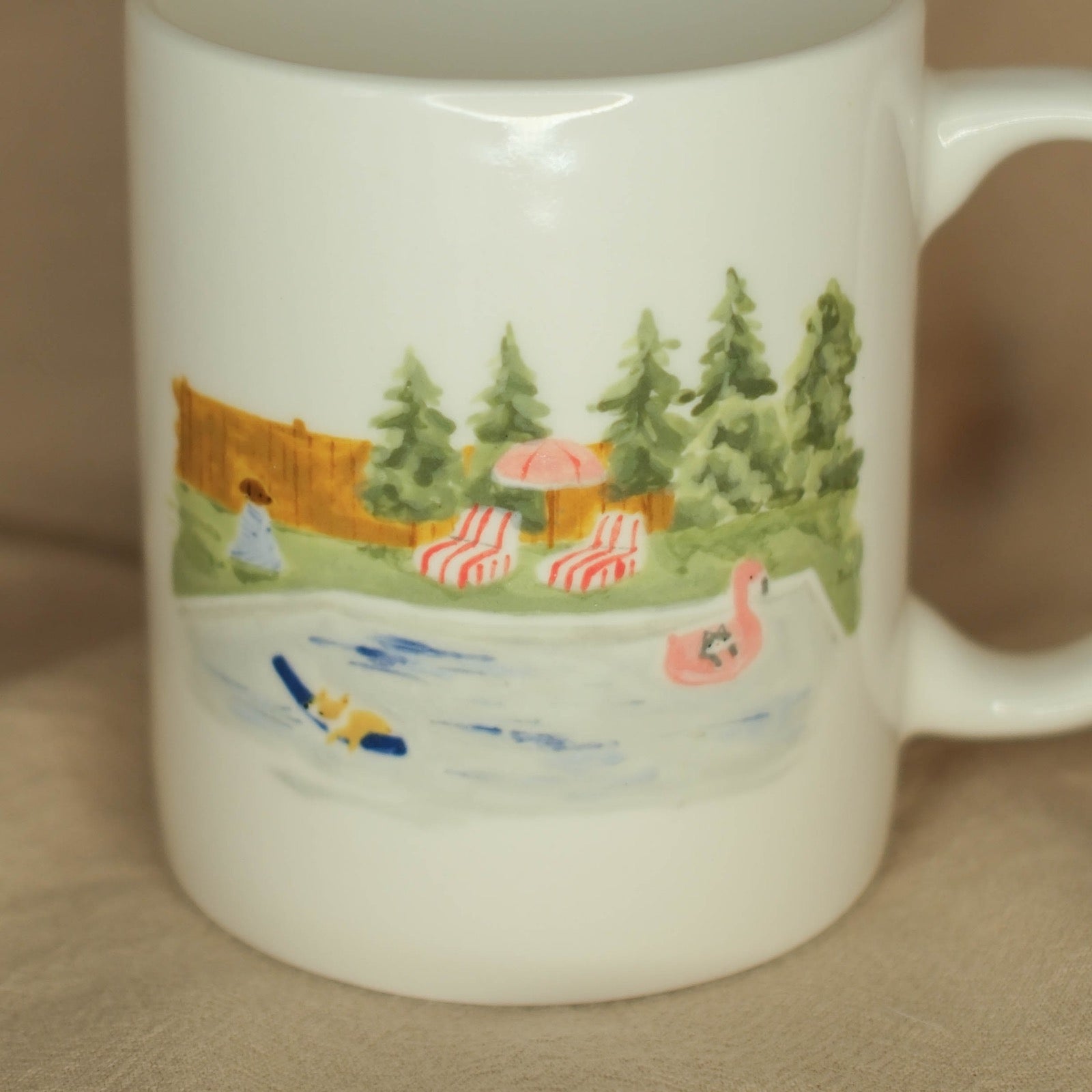 The Summer by the Pool - Mug