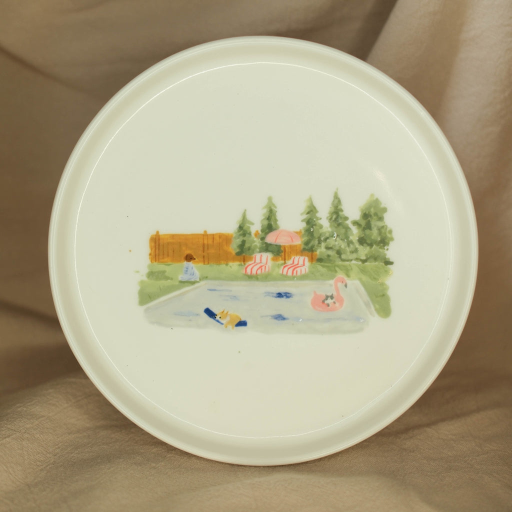 The Summer by the Pool - Plate