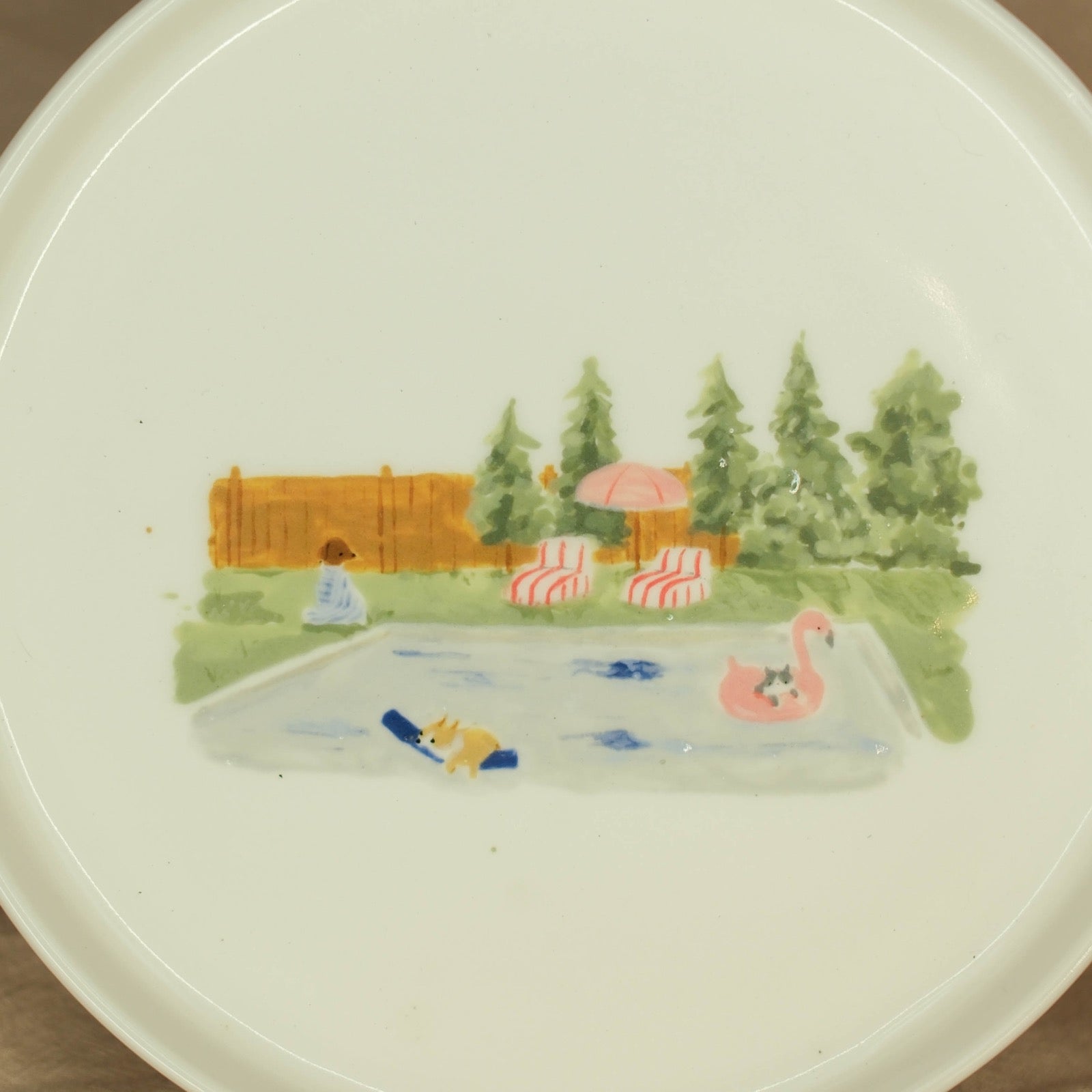 The Summer by the Pool - Plate