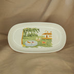 The Summer in the Backyard Pool - Long Plate