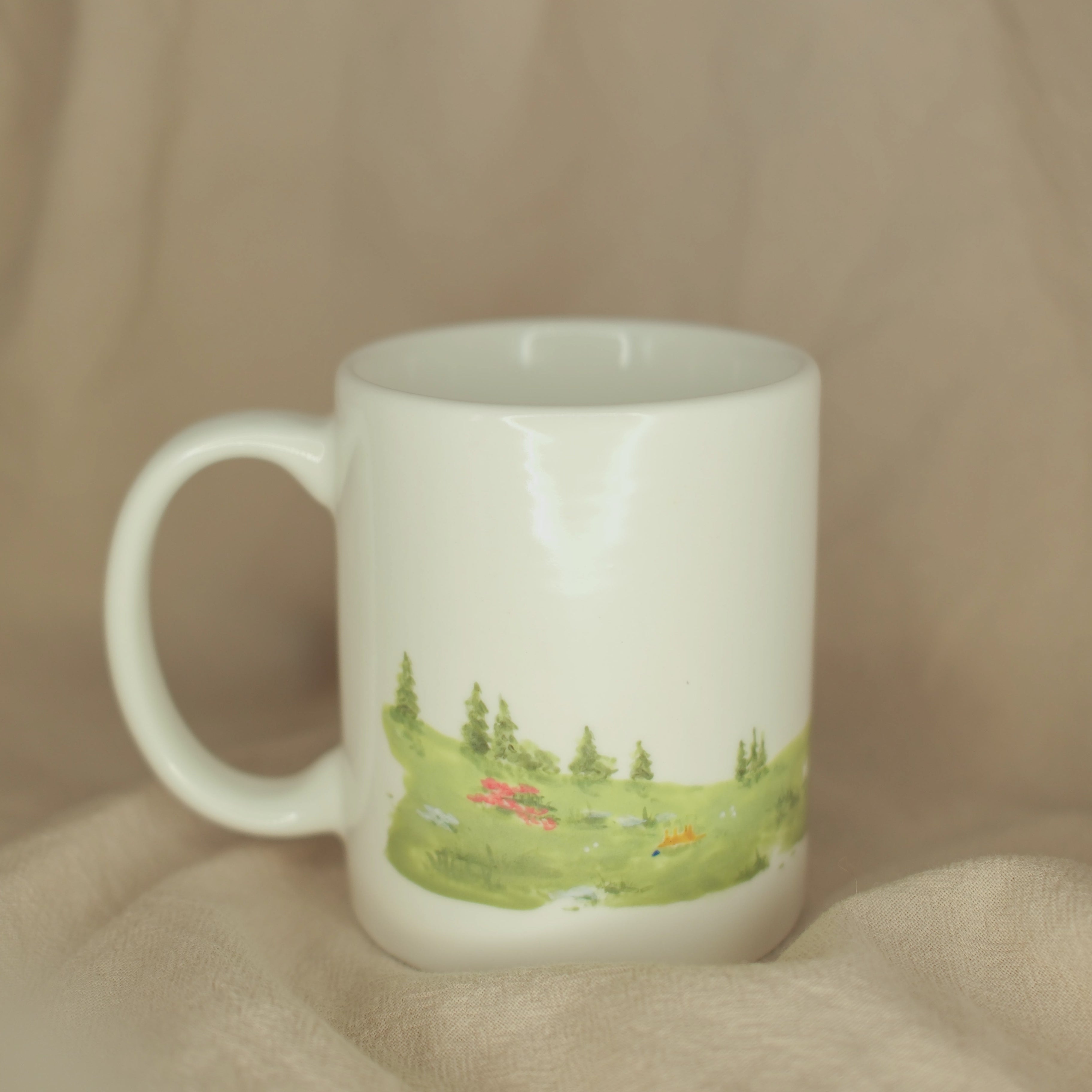 A Tea Party in Chaos - Mug (Panoramic)