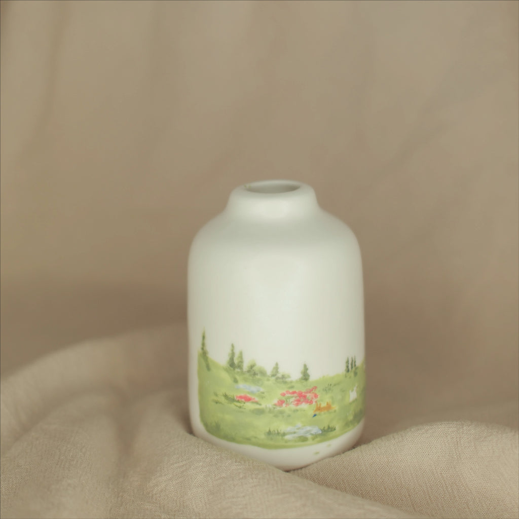 A Tea Party in Chaos - Vase (Panoramic)