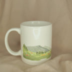 A Tea Party with a Mountain View - Mug (Panoramic)